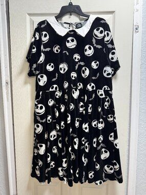 Disney Nightmare Before Christmas Velvet Dress